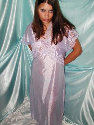 Free porn pics of Vanaweb Lilac Night Dress 1 of 26 pics