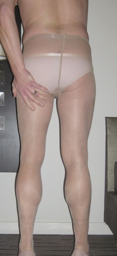 Free porn pics of Wearing knickers and tights in my hotel 8 of 24 pics