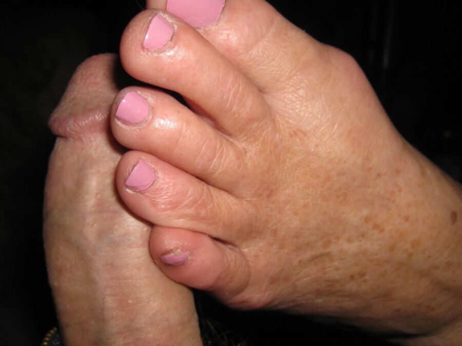 Free porn pics of Hairy Granny w/ Cute Feet Then and Now 5 of 33 pics