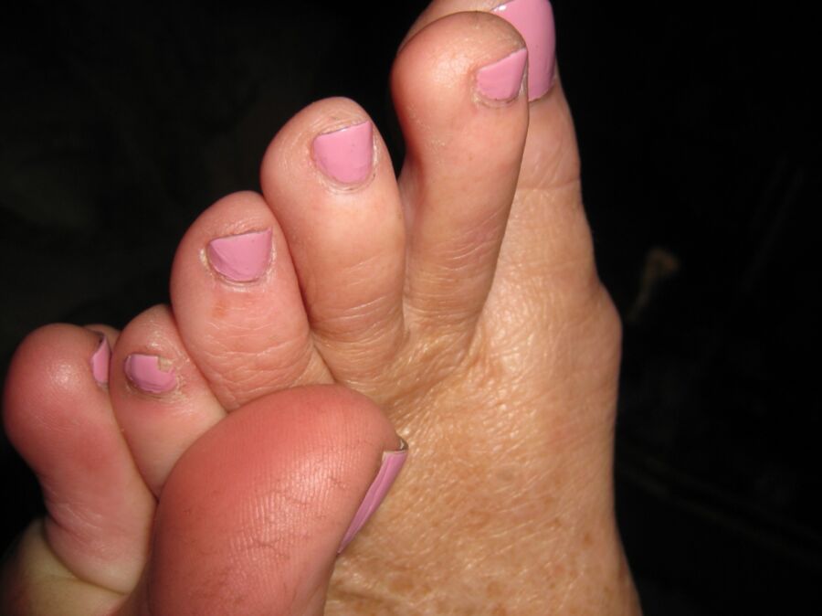 Free porn pics of Hairy Granny w/ Cute Feet Then and Now 10 of 33 pics