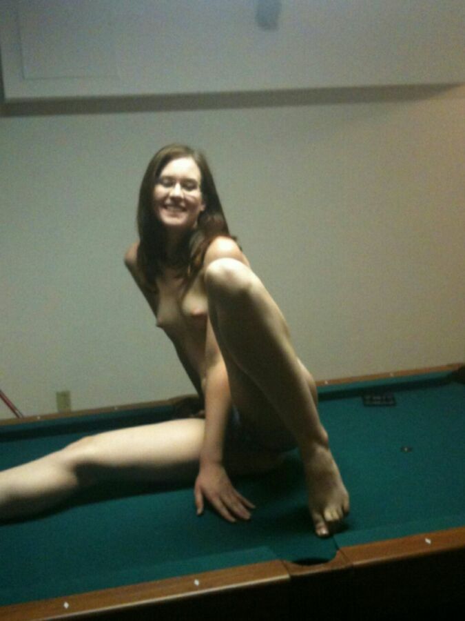 Free porn pics of Bre poses on the billiards table 4 of 5 pics