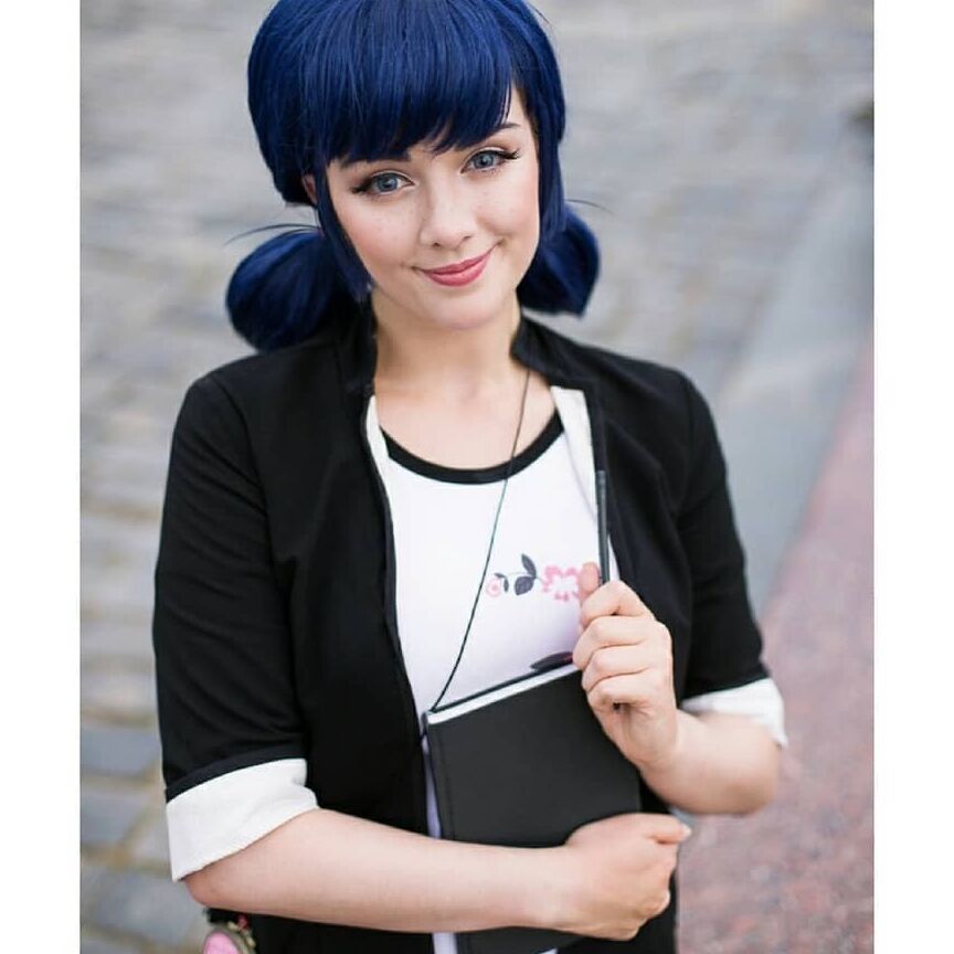 Free porn pics of Marinette dupain Cheng Cosplay by Awes_Omi 2 of 11 pics