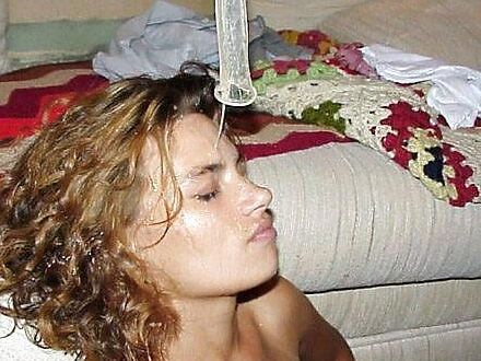 Free porn pics of Depraved teens drink cum from used condom and they love it 8 of 9 pics