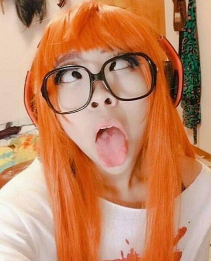 Free porn pics of Anime Cosplay models : Ahegao Collection 3 of 31 pics