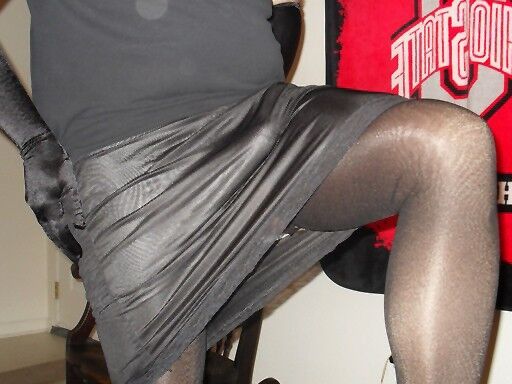 Free porn pics of CD Husband In Pantyhose And Silk 10 of 10 pics