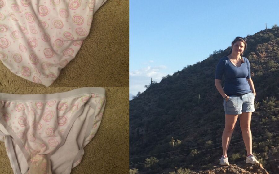 Free porn pics of Abby Hiking in White Swirly Panties 5 of 7 pics