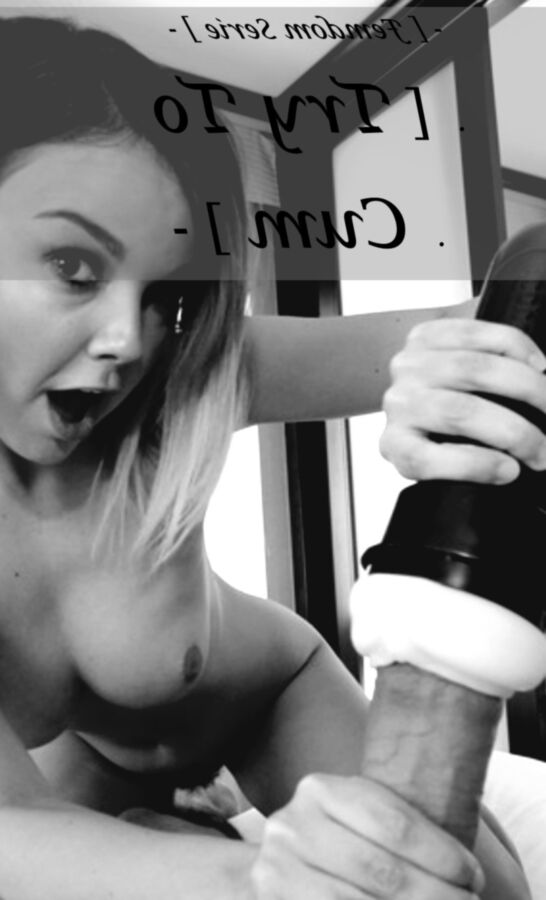 Free porn pics of Try to cum [Caption Femdom/handjob/fleshlight/denial/tease] 1 of 10 pics