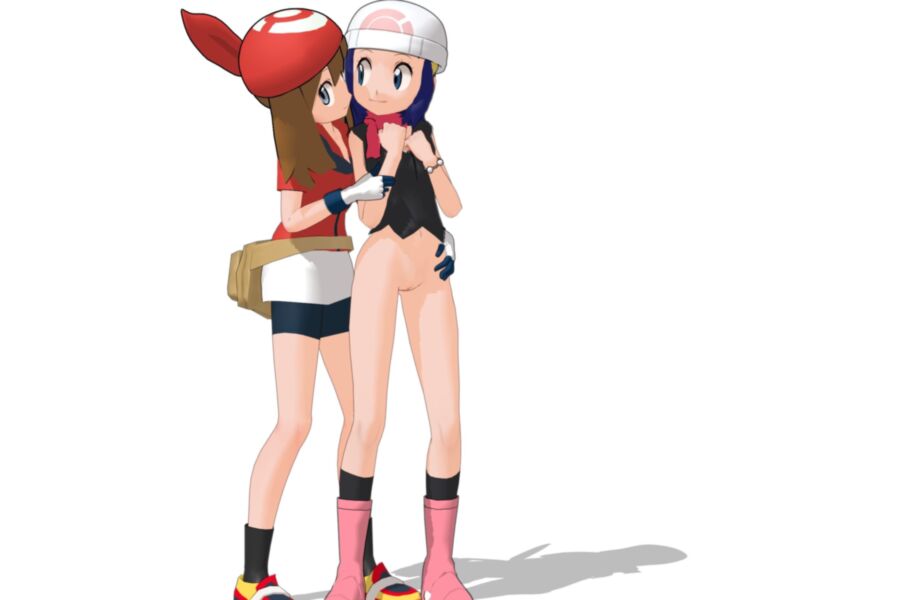 Free porn pics of Pokemon May and Dawn 2 of 7 pics