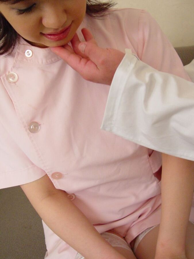 Naughty Japanese Teen Nurse Gets Creampied Hardcore Sex By