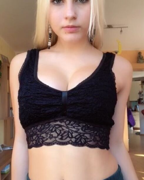 Free porn pics of Cute Blonde Teen With Big Tits 22 of 34 pics