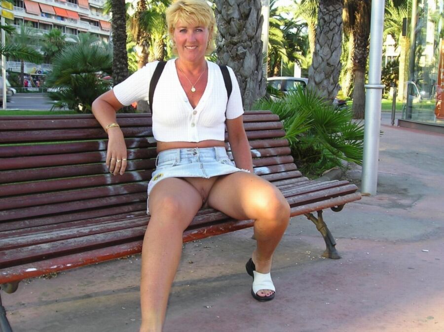 Free porn pics of Mature women on park benches 16 of 48 pics