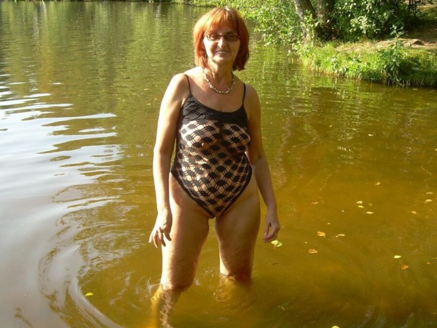 Free porn pics of Swimming Hole Gilf 3 of 21 pics