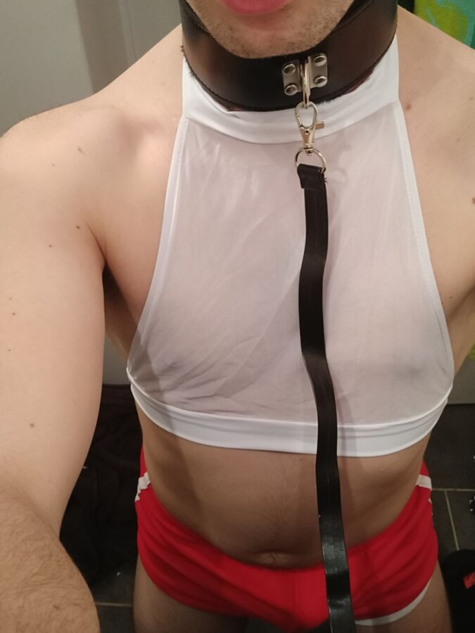 Free porn pics of Comment vous trouvez mon nouveau collier? 1 of 13 pics