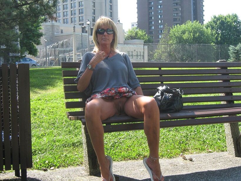 Free porn pics of Mature women on park benches 13 of 48 pics