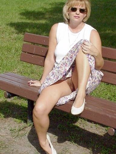Free porn pics of Mature women on park benches 10 of 48 pics