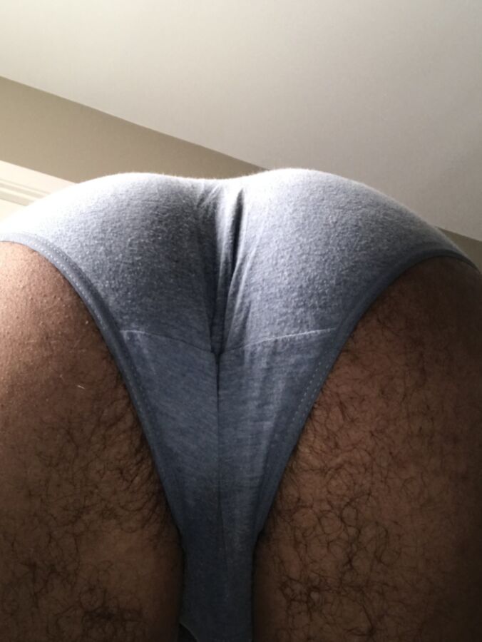 Free porn pics of my hairy ass in panties 1 of 13 pics