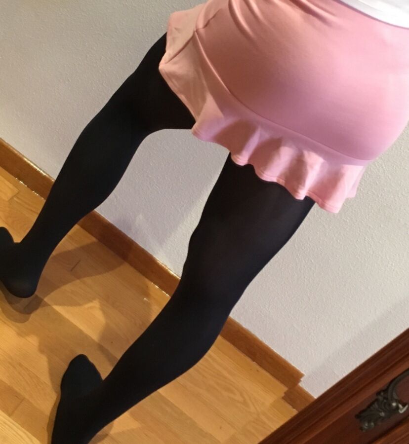 Free porn pics of Pink skirt like a sexy school girl 1 of 6 pics