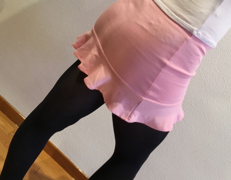 Free porn pics of Pink skirt like a sexy school girl 5 of 6 pics