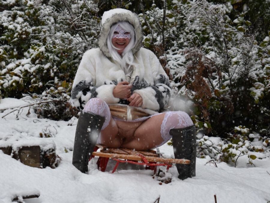 Free porn pics of Nona in the snow 11 of 22 pics