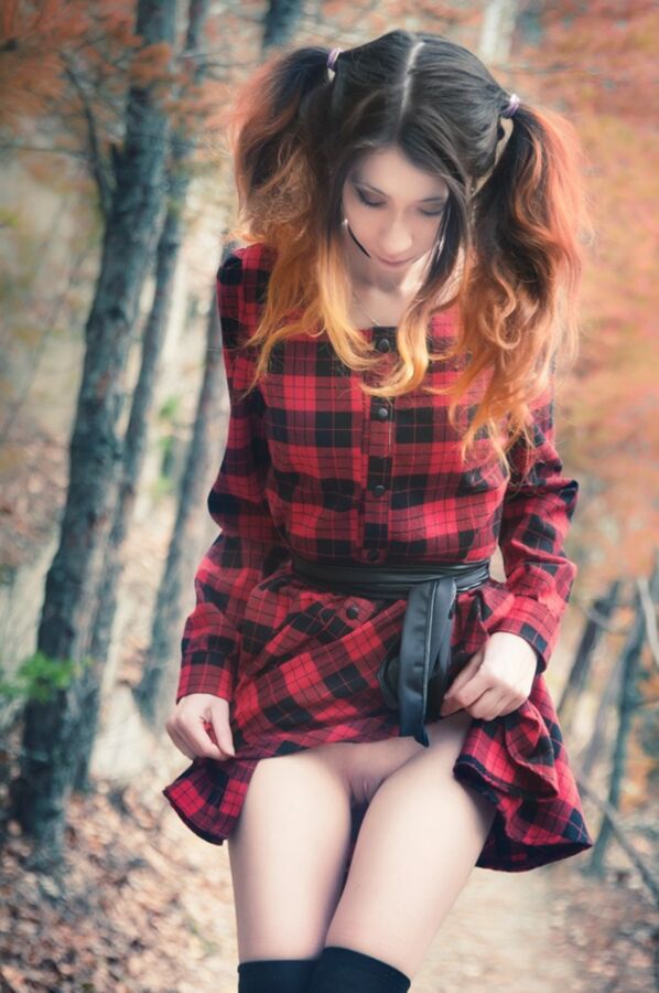 Free porn pics of oops schoolgirl on nature walk forgot panties 4 of 12 pics