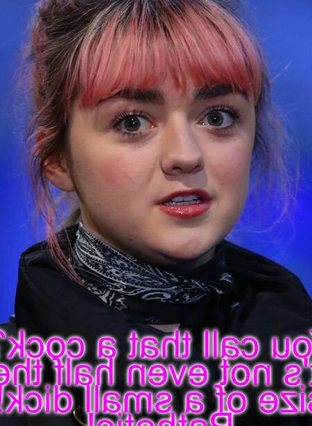 Free porn pics of Maisie Williams femdom captions 1 of 2 pics