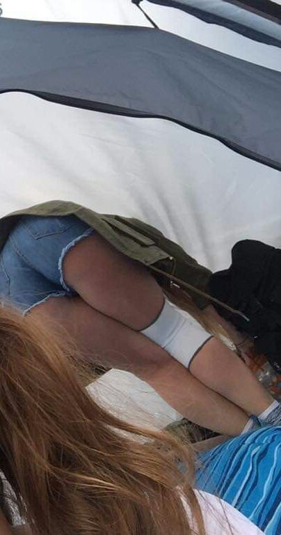 Free porn pics of Sexy friend upskirt  1 of 4 pics