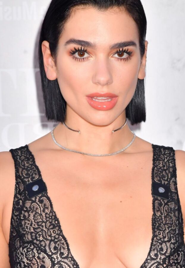 Free porn pics of Dua Lipa- British Singer shows off Cleavage in See-Through dress 4 of 83 pics