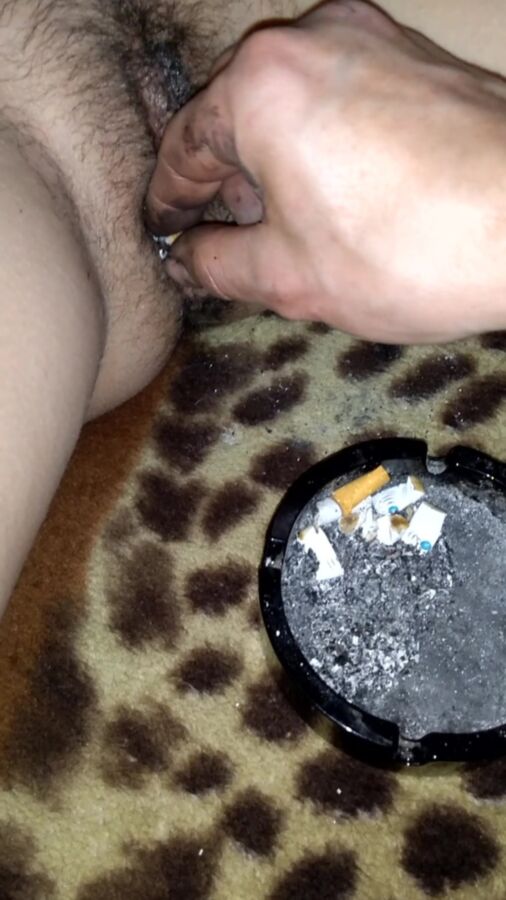 Free porn pics of putting cigarettes ashtray to the pussy 21 of 33 pics