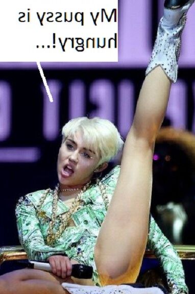 Free porn pics of Celebrity: Miley Cyrus, queen of the sluts 3 of 11 pics