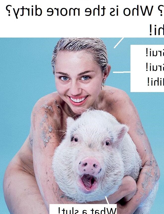 Free porn pics of Celebrity: Miley Cyrus, queen of the sluts 1 of 11 pics