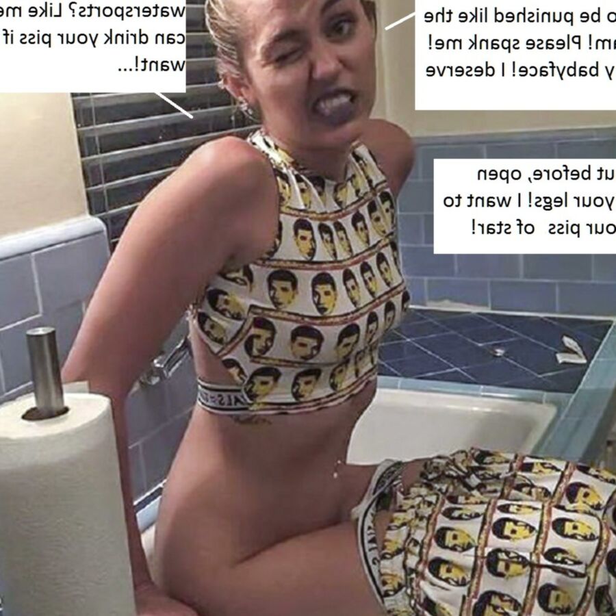 Free porn pics of Celebrity: Miley Cyrus, queen of the sluts 9 of 11 pics