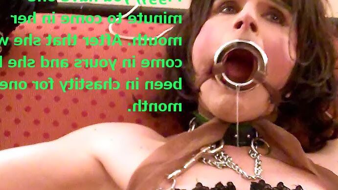 Free porn pics of Cerdita Sissy Femdom Caption English 21 of 28 pics