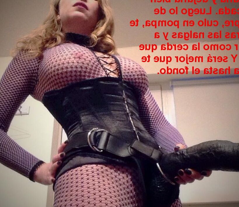 Free porn pics of Cerdita Sissy Femdom Caption Spanish 13 of 36 pics