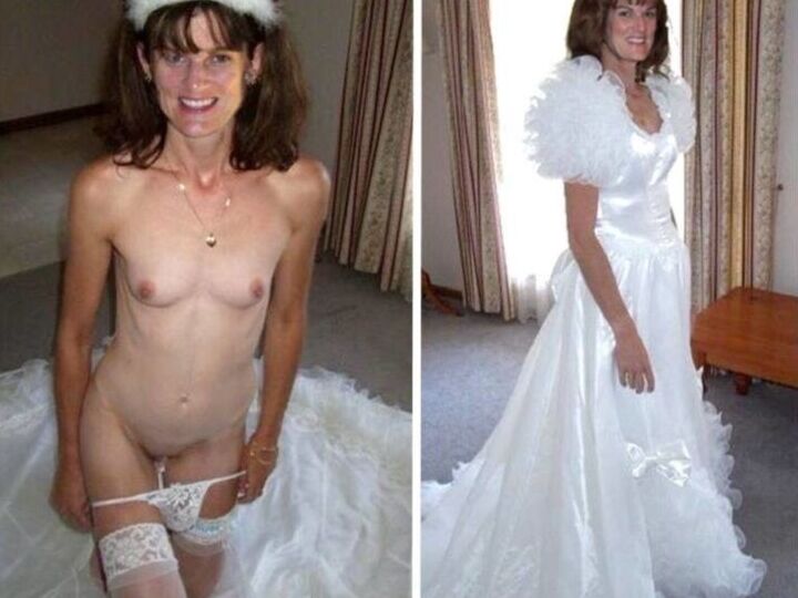 Free porn pics of Violating Bride Deb In And Out Of Her Wedding Dress 4 of 24 pics