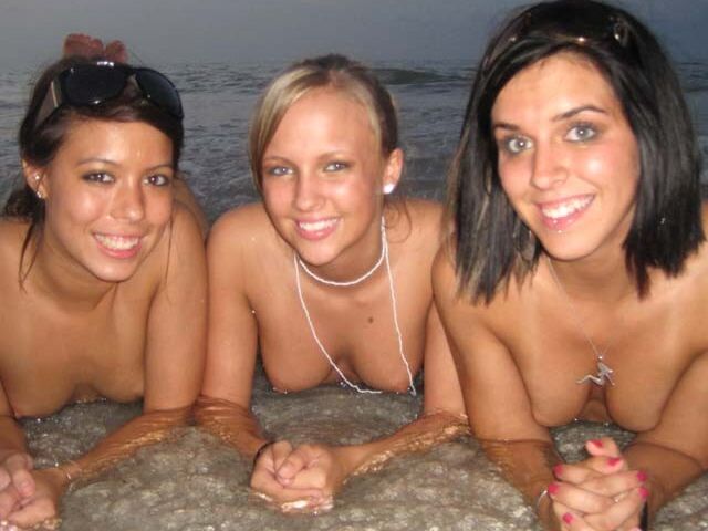 Free porn pics of ......tessa and friends at the beach teasing 24 of 27 pics