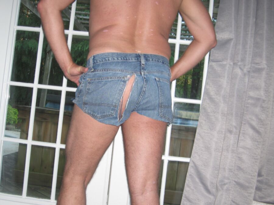 Free porn pics of My first cutoff  jean shorts! 14 of 16 pics