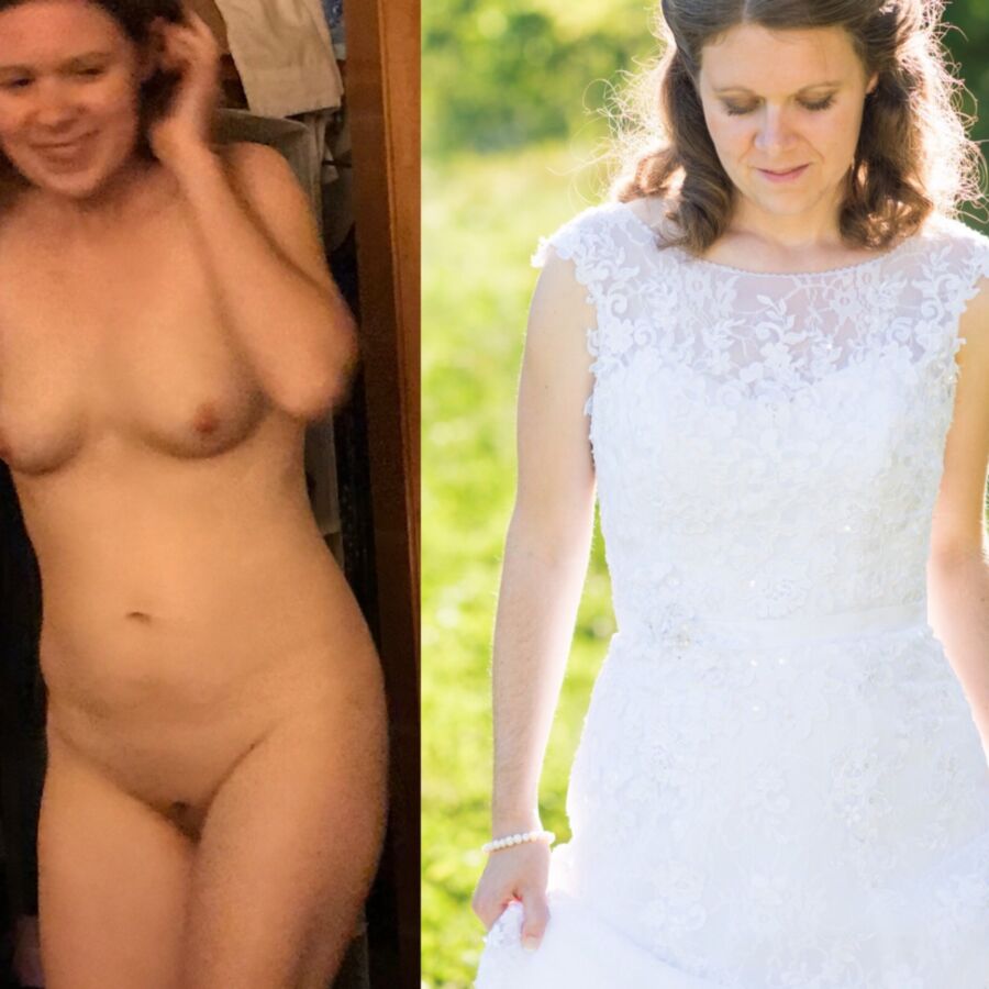 Free porn pics of Hot amateur MILF BRIDE exposed dressed undressed 18 of 21 pics