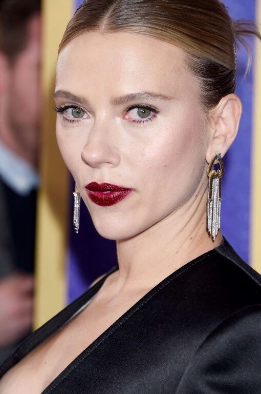 Free porn pics of  	 Scarlett Johansson - That Black Dress: cleavage tits sexy 13 of 597 pics