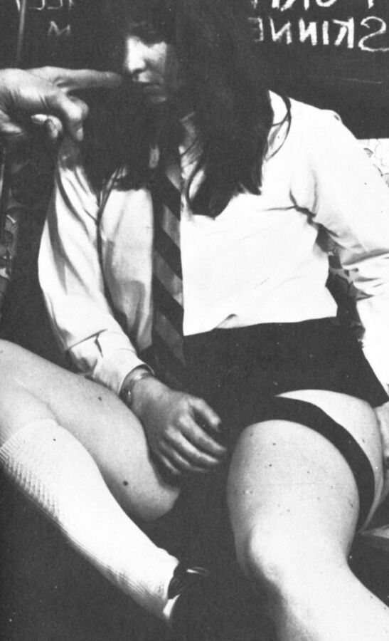 Free porn pics of Vintage spanking mags - Spanking Schoolgirls 21 of 77 pics
