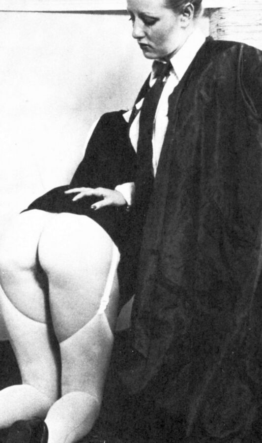 Free porn pics of Vintage spanking mags - Spanking Schoolgirls 9 of 77 pics