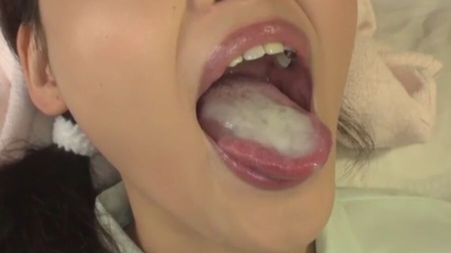 BAAAAAD NURSE! JAPANESE BABE RN GULPS LOTS OF SPERM SAMPLES!  3 of 68 pics