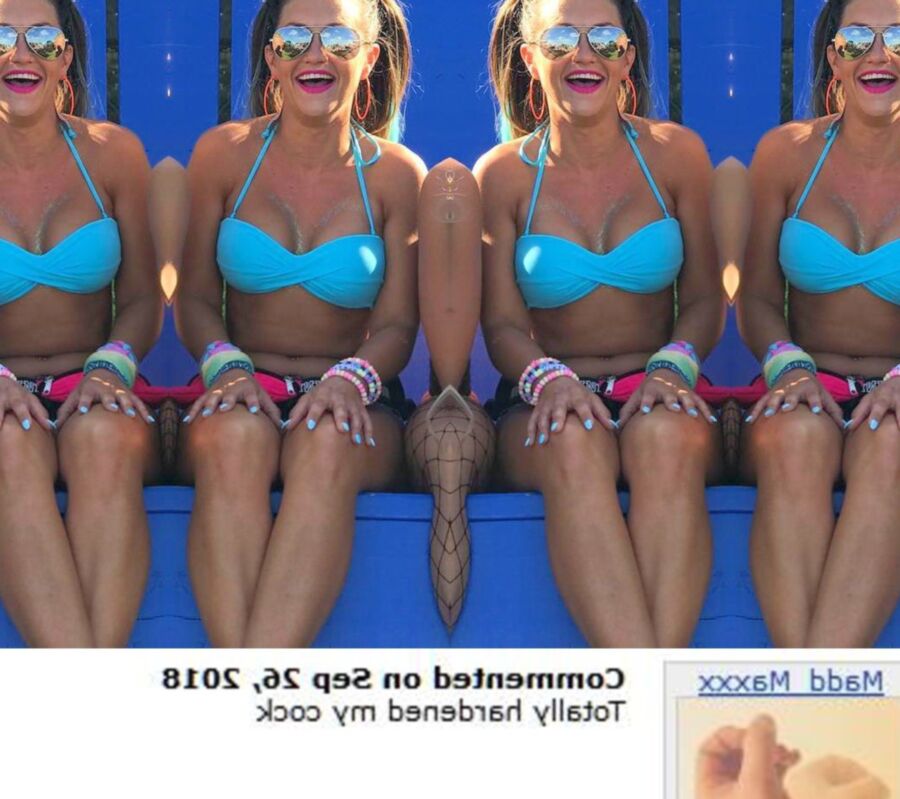 Kelly Takes On Tiny Blue Bikini Jerk Challege Issued 16 of 18 pics