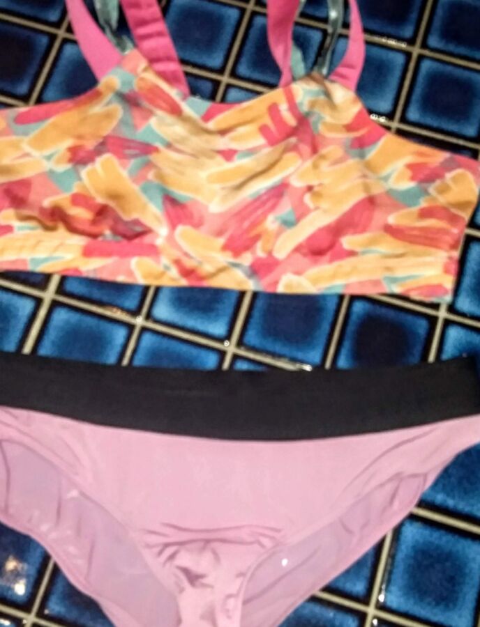 Pink Cotten Panties with Black Trim 4 of 8 pics