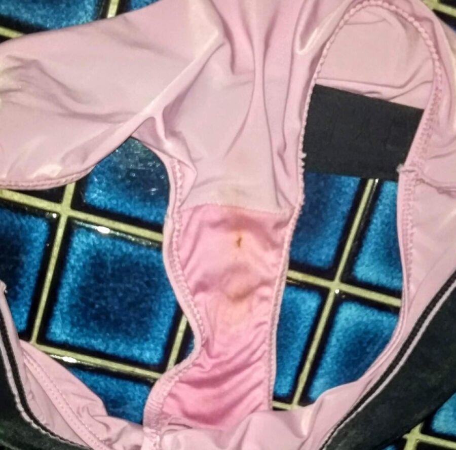 Pink Cotten Panties with Black Trim 8 of 8 pics