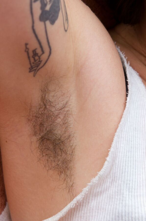 Hairy Babe Patience - parting the beef curtains 4 of 150 pics