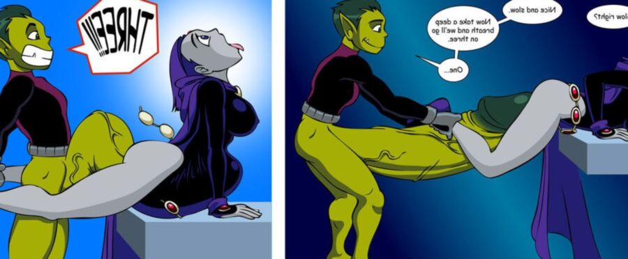 [selrock] Raven x Beast Boy (Teen Titans) 2 of 4 pics