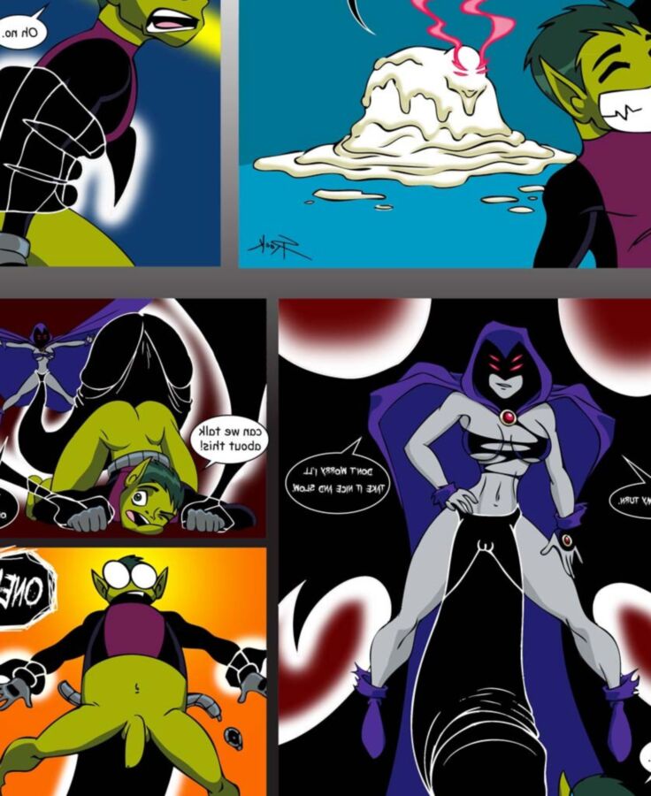 [selrock] Raven x Beast Boy (Teen Titans) 4 of 4 pics