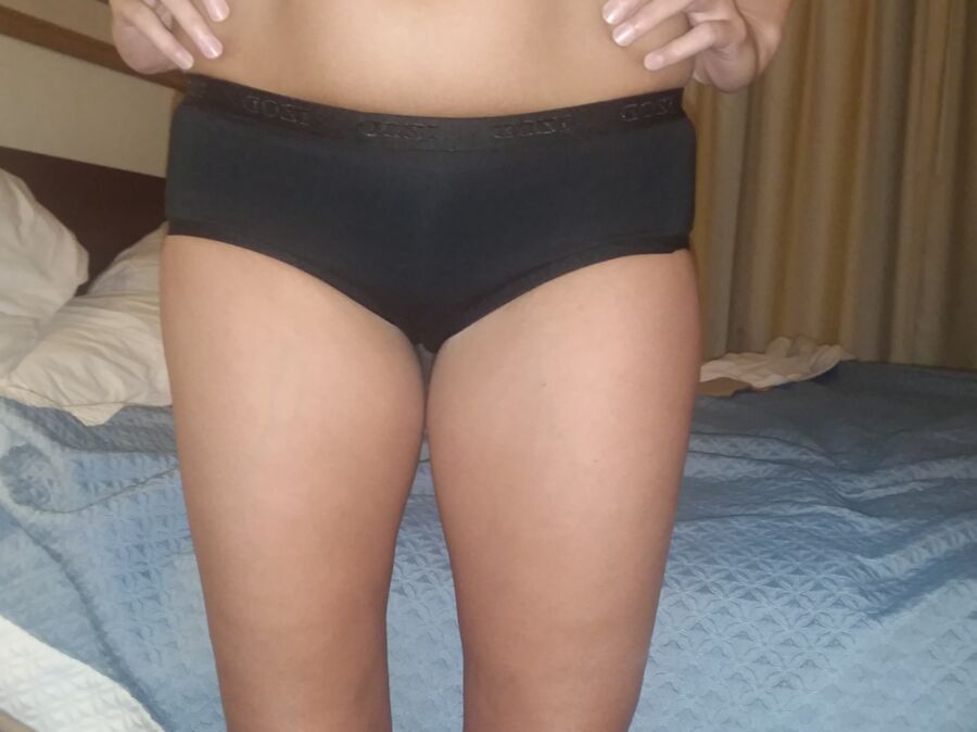 Trying on Random Panties and a Creampie 12 of 39 pics