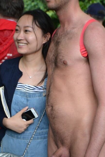 Asian uncut outdoor bisexual