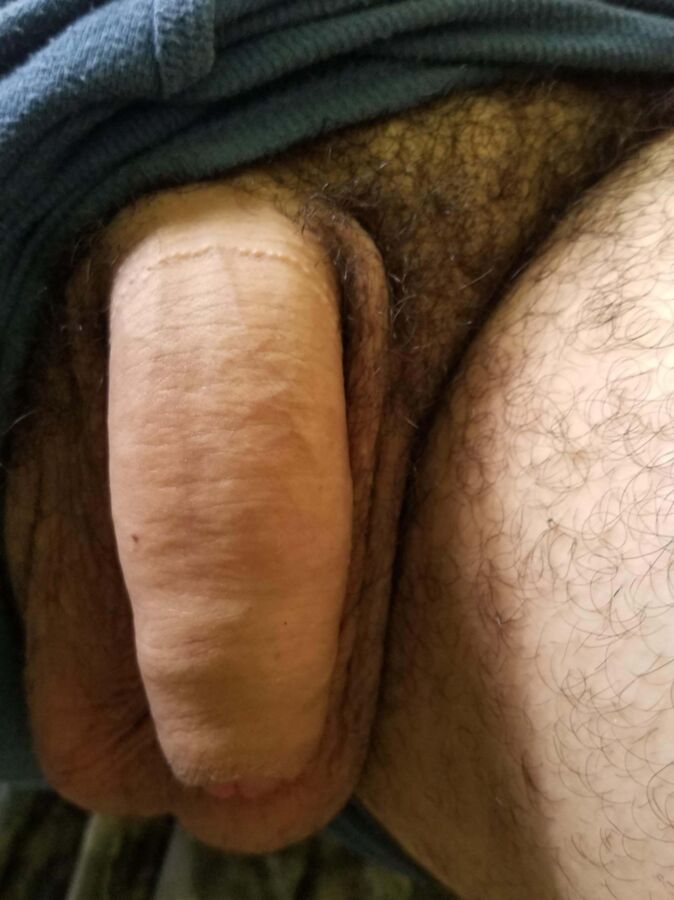 Cock flopped out of underwear  11 of 16 pics